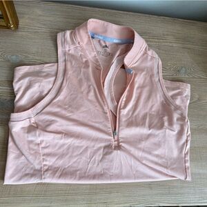adidas Light Pink golf Razorback tank